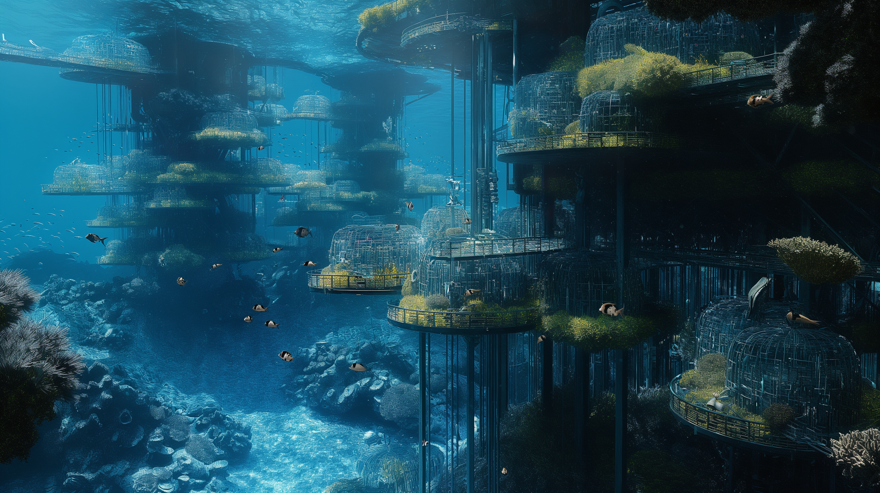 Water Colonies 3D Art Galleries