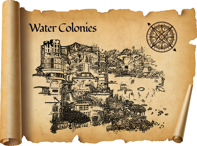 Water Colony map scroll